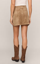 Perri Suede Mini Skirt-Skirts-Vixen Collection, Day Spa and Women's Boutique Located in Seattle, Washington