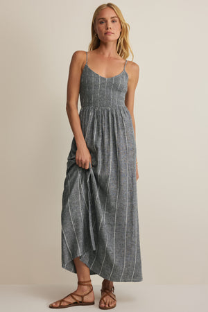 Romy Striped Maxi Dress-Dresses-Vixen Collection, Day Spa and Women's Boutique Located in Seattle, Washington