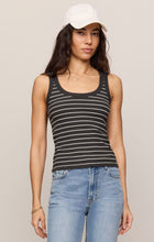Rowe Striped Scoop Tank-Tank Tops-Vixen Collection, Day Spa and Women's Boutique Located in Seattle, Washington