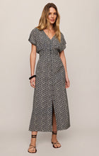 Sanna Iris Floral Midi Dress-Dresses-Vixen Collection, Day Spa and Women's Boutique Located in Seattle, Washington