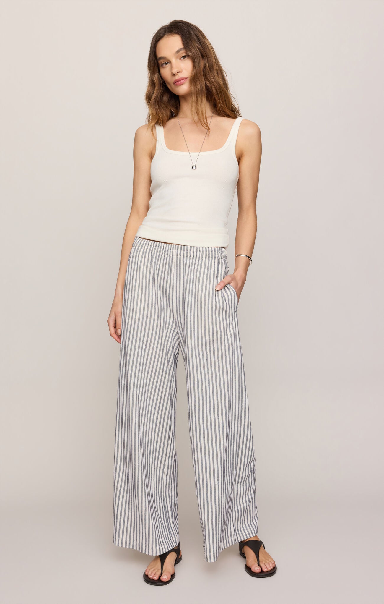 Scout Knit Striped Pant-Pants-Vixen Collection, Day Spa and Women's Boutique Located in Seattle, Washington