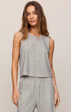 Sloane Knit Striped Top-Tank Tops-Vixen Collection, Day Spa and Women's Boutique Located in Seattle, Washington