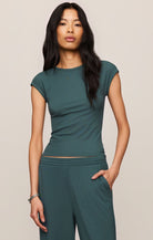 Soft Trace Second Skin Top-Short Sleeves-Vixen Collection, Day Spa and Women's Boutique Located in Seattle, Washington