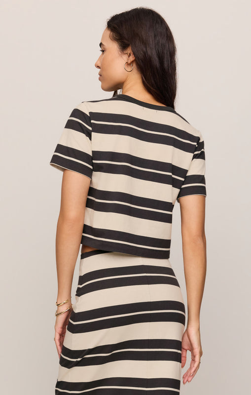 Stellan Striped Tee-Short Sleeves-Vixen Collection, Day Spa and Women's Boutique Located in Seattle, Washington