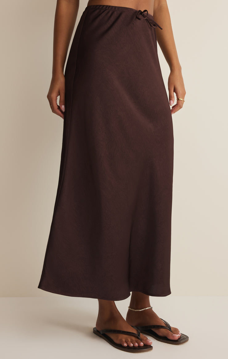 Viva Satin Midi Skirt-Bottoms-Vixen Collection, Day Spa and Women's Boutique Located in Seattle, Washington