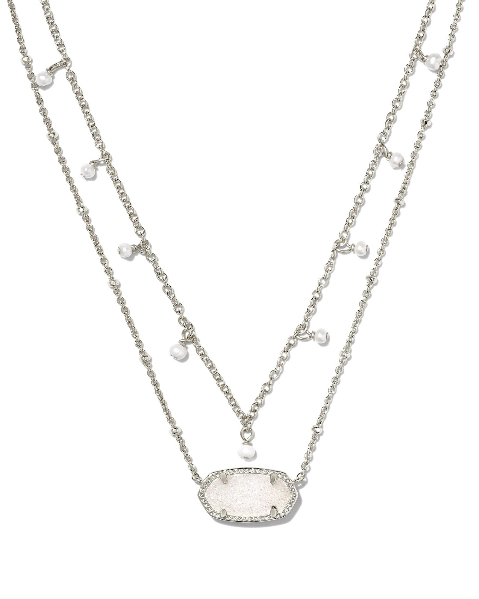 Elisa Pearl Multi Strand Necklace-Accessories-Vixen Collection, Day Spa and Women's Boutique Located in Seattle, Washington
