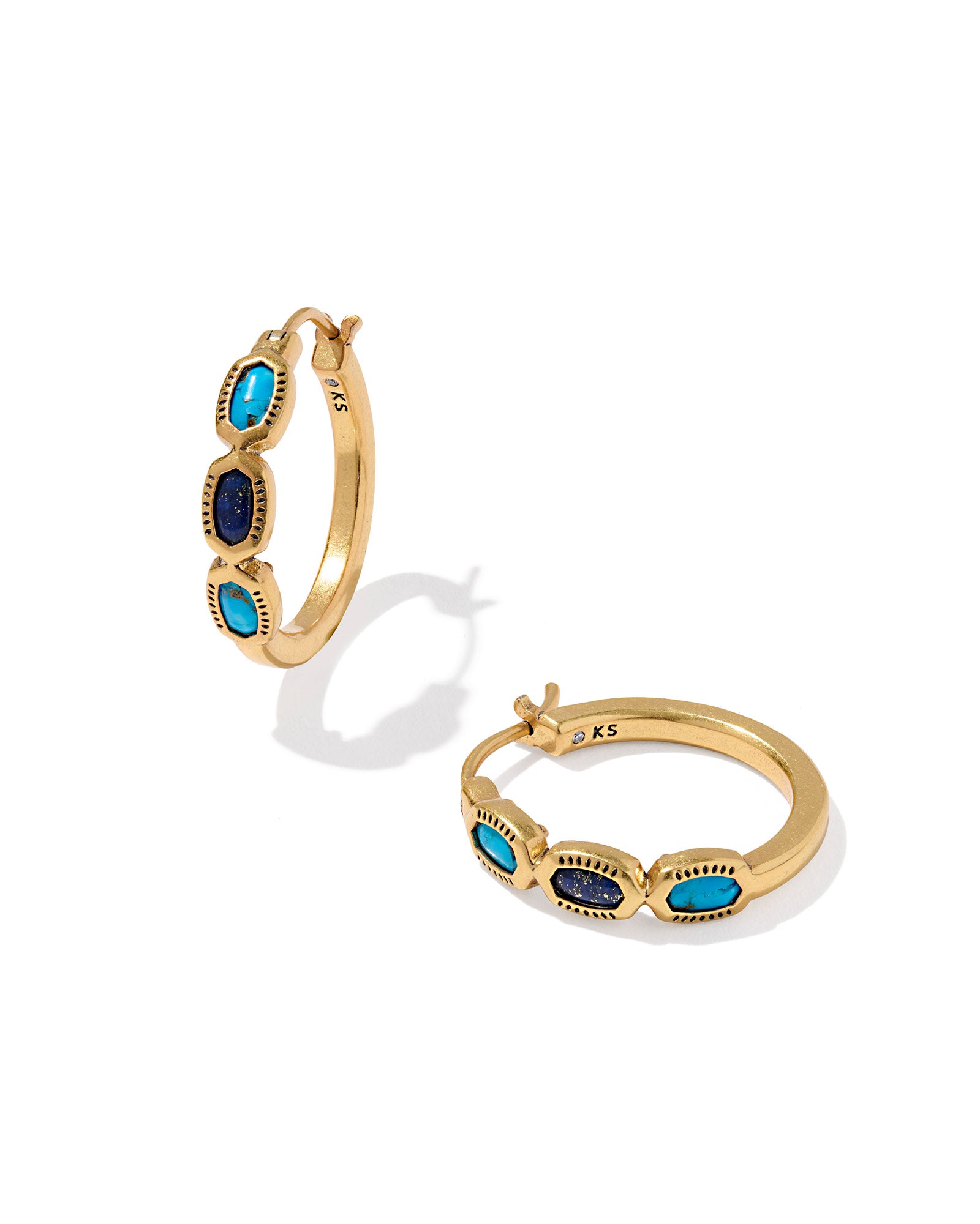 Mini Elisa Hoop Earrings-Earrings-Vixen Collection, Day Spa and Women's Boutique Located in Seattle, Washington