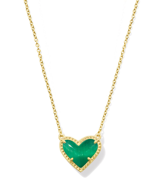 Ari Heart Pendant Necklace-Necklaces-Vixen Collection, Day Spa and Women's Boutique Located in Seattle, Washington
