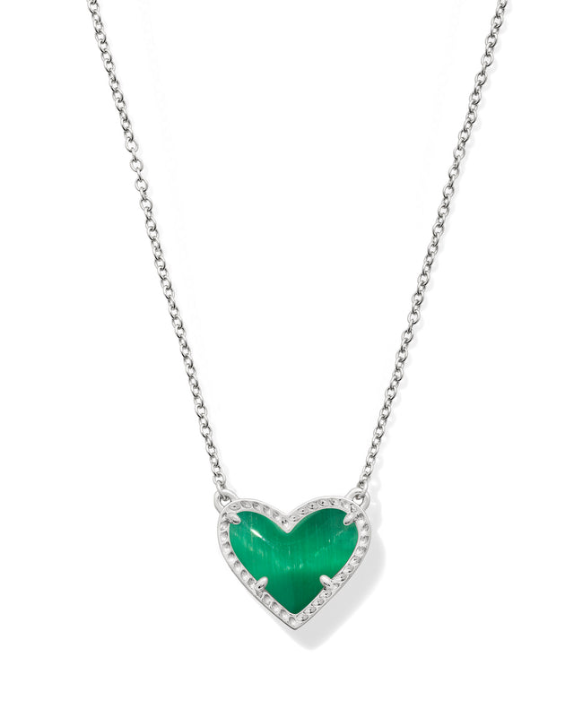 Ari Heart Pendant Necklace-Necklaces-Vixen Collection, Day Spa and Women's Boutique Located in Seattle, Washington