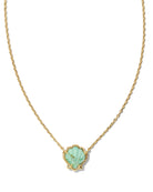 Brynne Shell Short Pendant Necklace-Necklaces-Vixen Collection, Day Spa and Women's Boutique Located in Seattle, Washington
