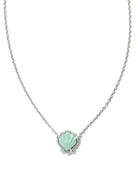 Brynne Shell Short Pendant Necklace-Necklaces-Vixen Collection, Day Spa and Women's Boutique Located in Seattle, Washington