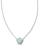 Brynne Shell Short Pendant Necklace-Necklaces-Vixen Collection, Day Spa and Women's Boutique Located in Seattle, Washington
