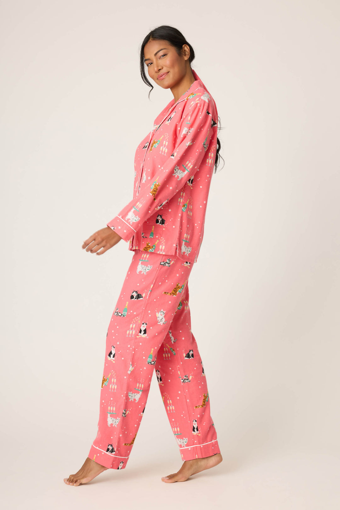 Flannel PJ Sets-Loungewear Set-Vixen Collection, Day Spa and Women's Boutique Located in Seattle, Washington