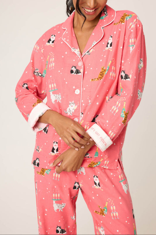 Flannel PJ Sets-Loungewear Set-Vixen Collection, Day Spa and Women's Boutique Located in Seattle, Washington