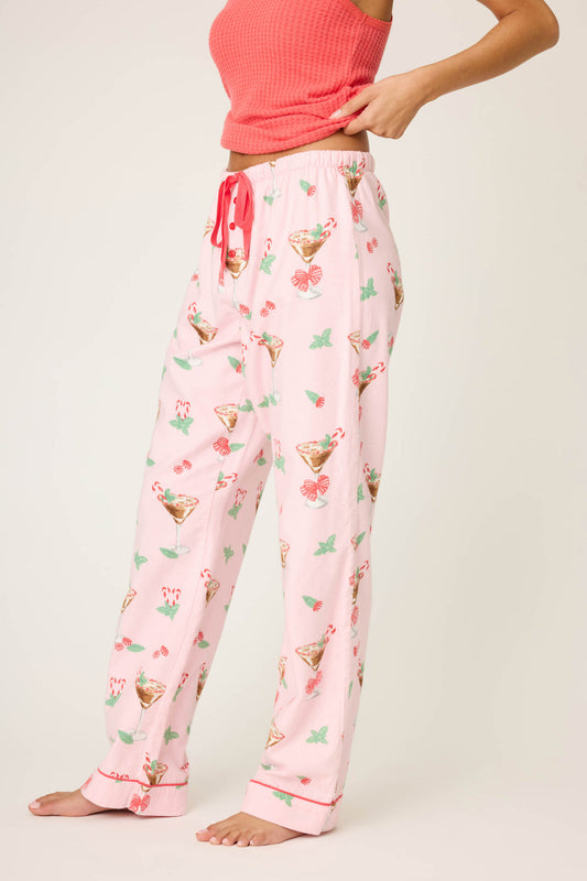 Tini Time Flannel PJ Pants-Loungewear Bottoms-Vixen Collection, Day Spa and Women's Boutique Located in Seattle, Washington