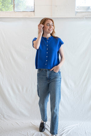 Sleeveless Piper Cardigan-Sweaters-Vixen Collection, Day Spa and Women's Boutique Located in Seattle, Washington