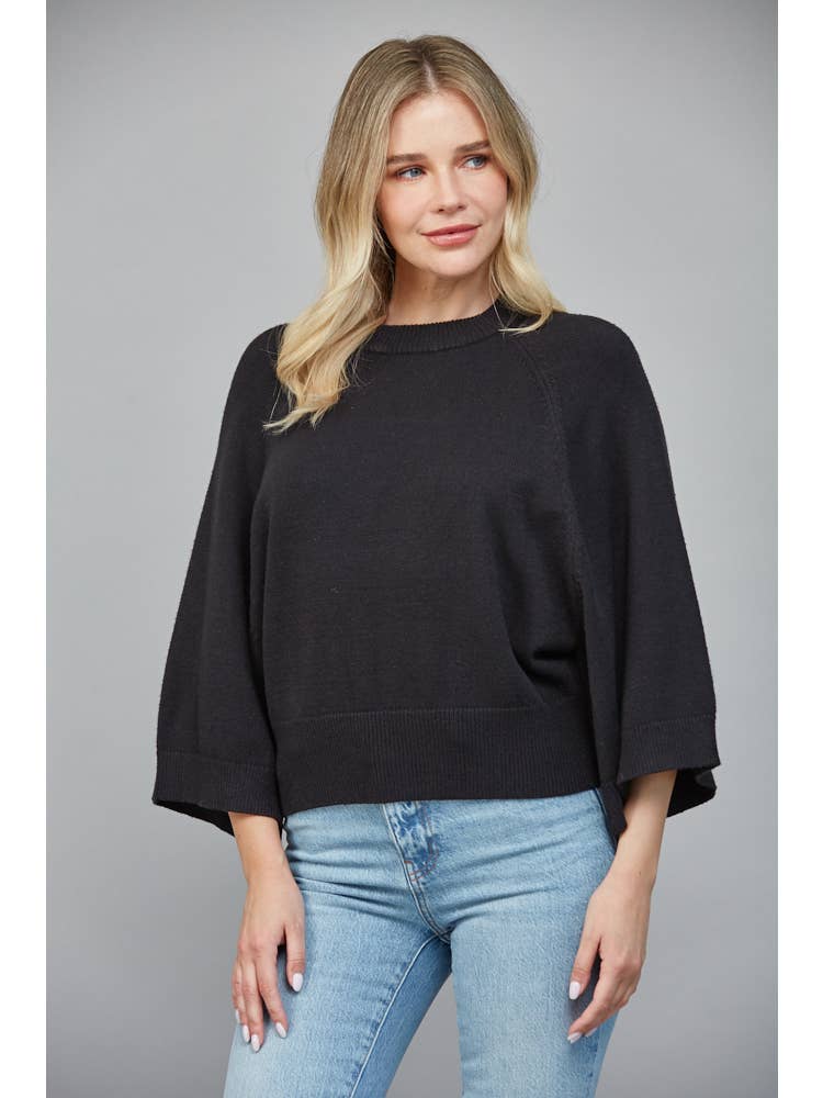 The Chantilly Wide Sleeve Sweater-Tops-Vixen Collection, Day Spa and Women's Boutique Located in Seattle, Washington