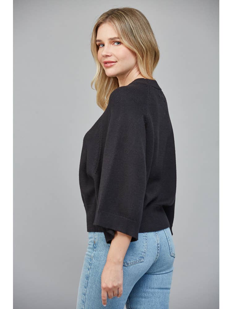 The Chantilly Wide Sleeve Sweater-Tops-Vixen Collection, Day Spa and Women's Boutique Located in Seattle, Washington