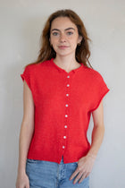 Sleeveless Piper Cardigan-Sweaters-Vixen Collection, Day Spa and Women's Boutique Located in Seattle, Washington