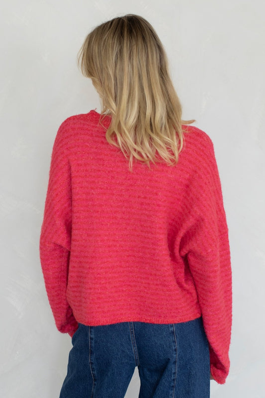 THE Striped Cardigan-Sweaters-Vixen Collection, Day Spa and Women's Boutique Located in Seattle, Washington