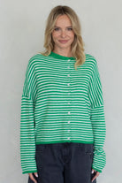 THE Striped Cardigan-Sweaters-Vixen Collection, Day Spa and Women's Boutique Located in Seattle, Washington