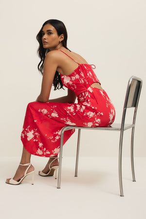 Alyse Darya Floral Maxi Dress-Dresses-Vixen Collection, Day Spa and Women's Boutique Located in Seattle, Washington