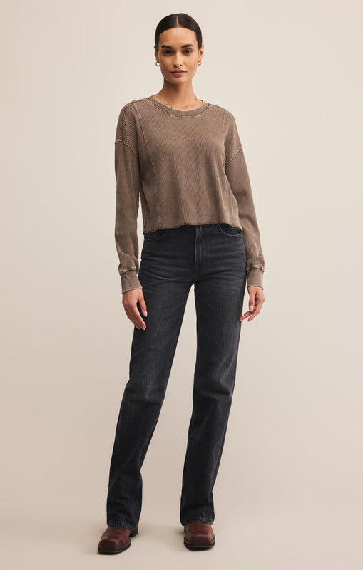 Angel Mini Thermal Top-Long Sleeves-Vixen Collection, Day Spa and Women's Boutique Located in Seattle, Washington