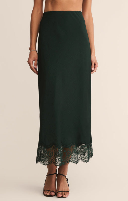 Cinder Lace Midi Skirt-Skirts-Vixen Collection, Day Spa and Women's Boutique Located in Seattle, Washington