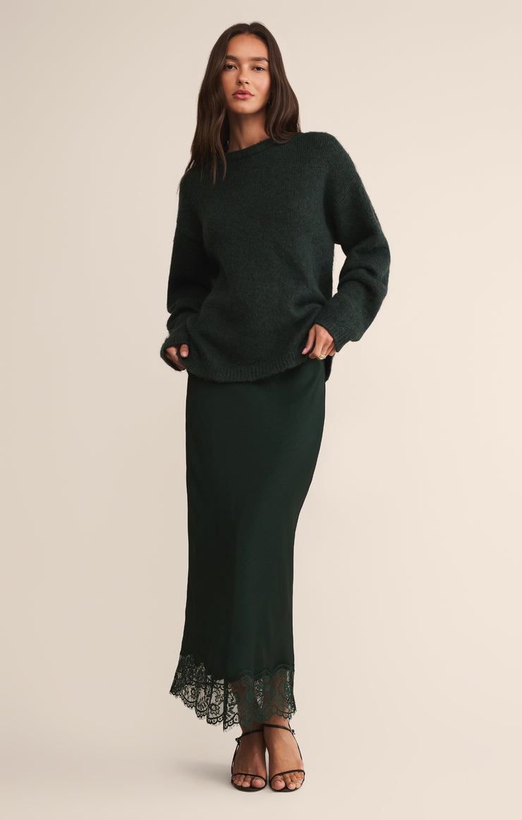 Cinder Lace Midi Skirt-Skirts-Vixen Collection, Day Spa and Women's Boutique Located in Seattle, Washington