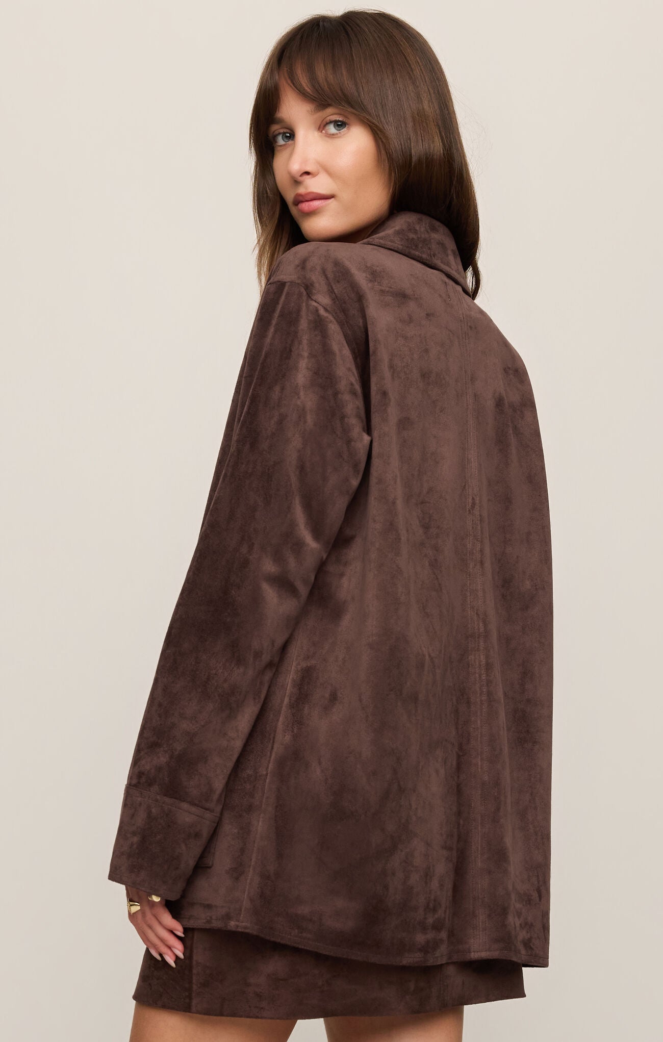 Decker Suede Chore Jacket-Jackets-Vixen Collection, Day Spa and Women's Boutique Located in Seattle, Washington