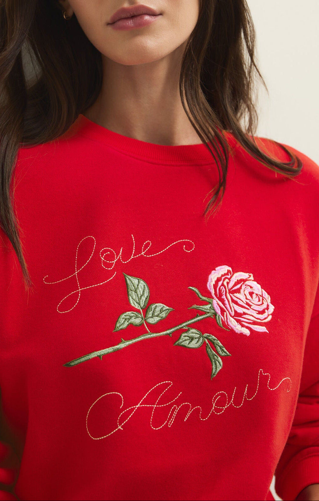 First Date Sweatshirt-Sweatshirts-Vixen Collection, Day Spa and Women's Boutique Located in Seattle, Washington