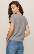 Junie Slub Tee Shirt-Tops-Vixen Collection, Day Spa and Women's Boutique Located in Seattle, Washington