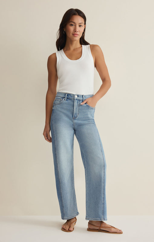 Luna High Rise Crop Bowed-Denim-Vixen Collection, Day Spa and Women's Boutique Located in Seattle, Washington