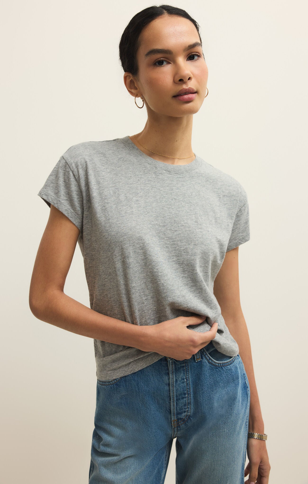 Modern Slub Tee-Short Sleeves-Vixen Collection, Day Spa and Women's Boutique Located in Seattle, Washington