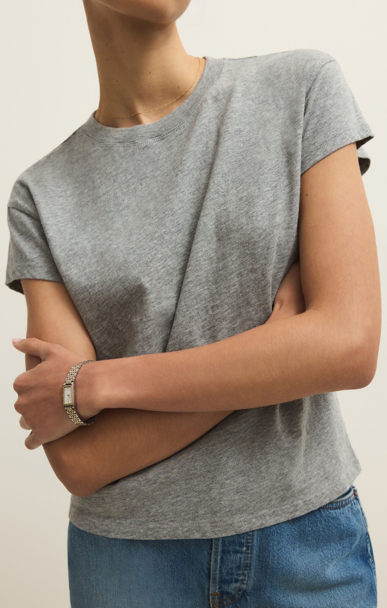 Modern Slub Tee-Short Sleeves-Vixen Collection, Day Spa and Women's Boutique Located in Seattle, Washington