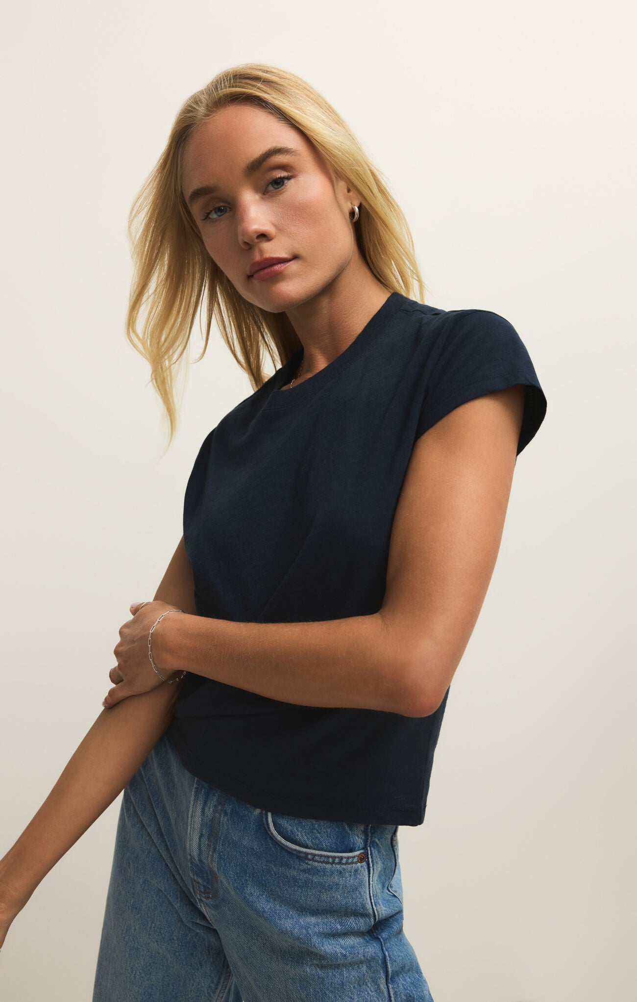 Modern Slub Tee-Short Sleeves-Vixen Collection, Day Spa and Women's Boutique Located in Seattle, Washington