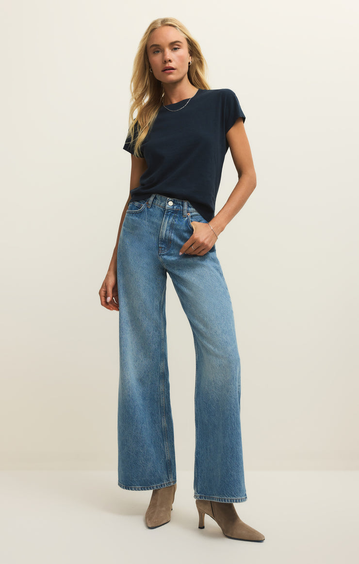 Modern Slub Tee-Short Sleeves-Vixen Collection, Day Spa and Women's Boutique Located in Seattle, Washington