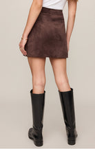 Perri Suede Mini Skirt-Skirts-Vixen Collection, Day Spa and Women's Boutique Located in Seattle, Washington