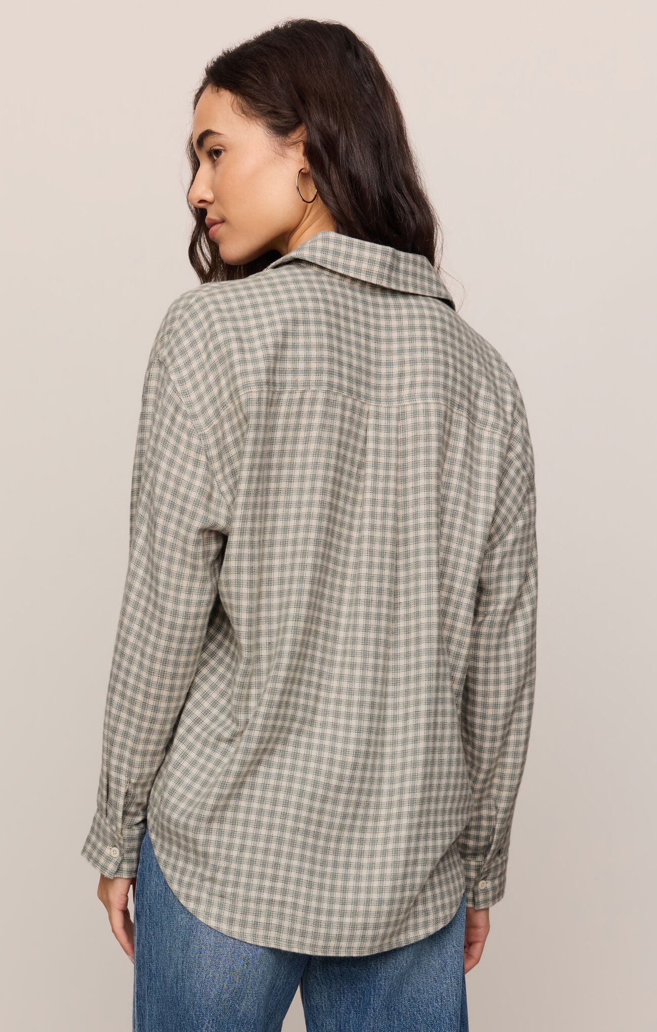 River Plaid Button Up-Long Sleeves-Vixen Collection, Day Spa and Women's Boutique Located in Seattle, Washington