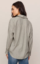River Plaid Button Up-Long Sleeves-Vixen Collection, Day Spa and Women's Boutique Located in Seattle, Washington