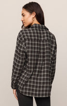 River Plaid Button Up-Long Sleeves-Vixen Collection, Day Spa and Women's Boutique Located in Seattle, Washington