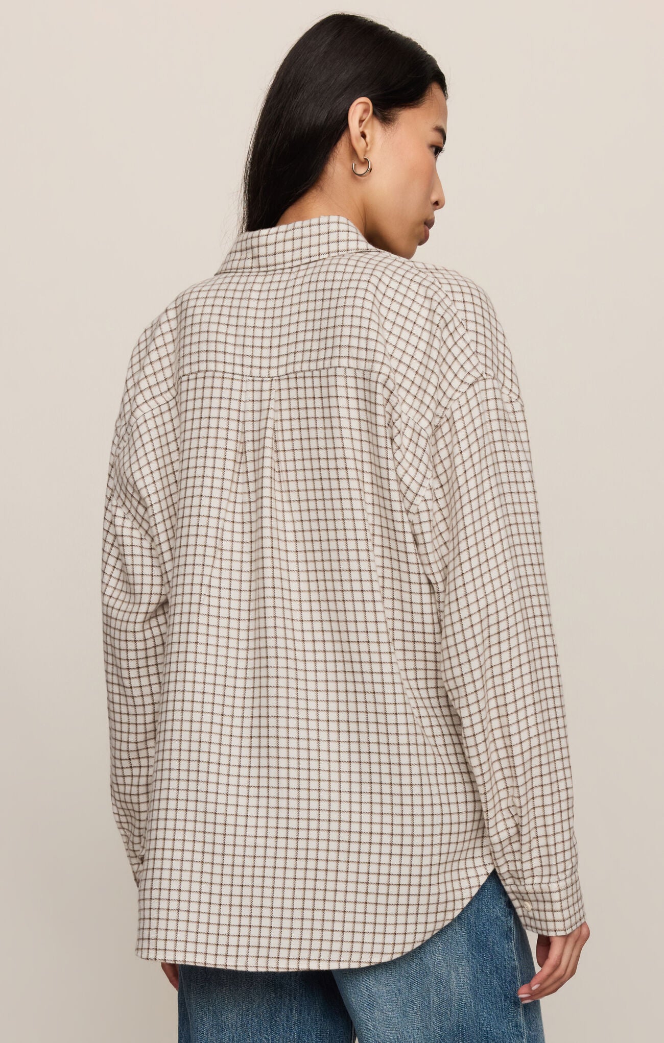 River Plaid Button Up-Long Sleeves-Vixen Collection, Day Spa and Women's Boutique Located in Seattle, Washington
