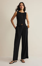 Roman Linen Vest-Tops-Vixen Collection, Day Spa and Women's Boutique Located in Seattle, Washington