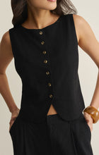 Roman Linen Vest-Tops-Vixen Collection, Day Spa and Women's Boutique Located in Seattle, Washington