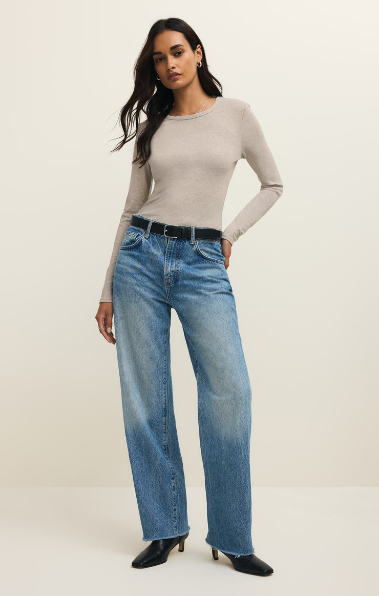 Second Skin Crew Long Sleeve-Long Sleeves-Vixen Collection, Day Spa and Women's Boutique Located in Seattle, Washington