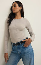 Second Skin Crew Long Sleeve-Long Sleeves-Vixen Collection, Day Spa and Women's Boutique Located in Seattle, Washington