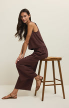 Sloane Linen Top-Tank Tops-Vixen Collection, Day Spa and Women's Boutique Located in Seattle, Washington