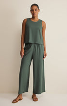 Sloane Linen Top-Tank Tops-Vixen Collection, Day Spa and Women's Boutique Located in Seattle, Washington