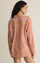 The Perfect Striped Button Up-Tops-Vixen Collection, Day Spa and Women's Boutique Located in Seattle, Washington