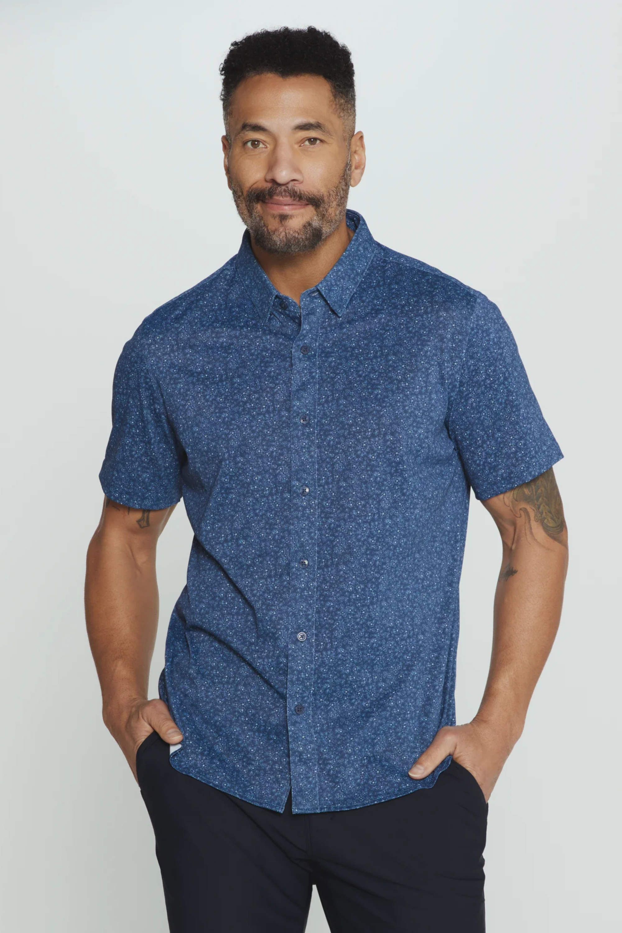 Velora Short Sleeve-Men's Tops-Vixen Collection, Day Spa and Women's Boutique Located in Seattle, Washington